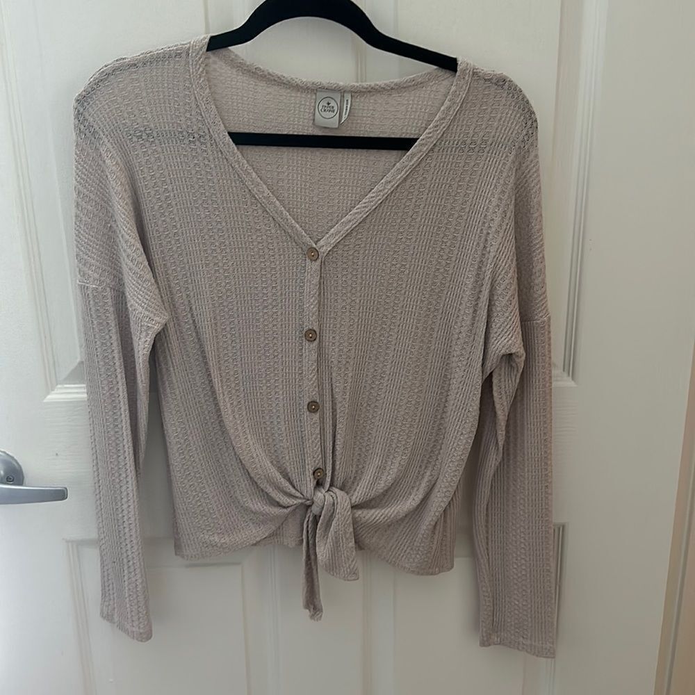 Paper Crane Tie Blouse
